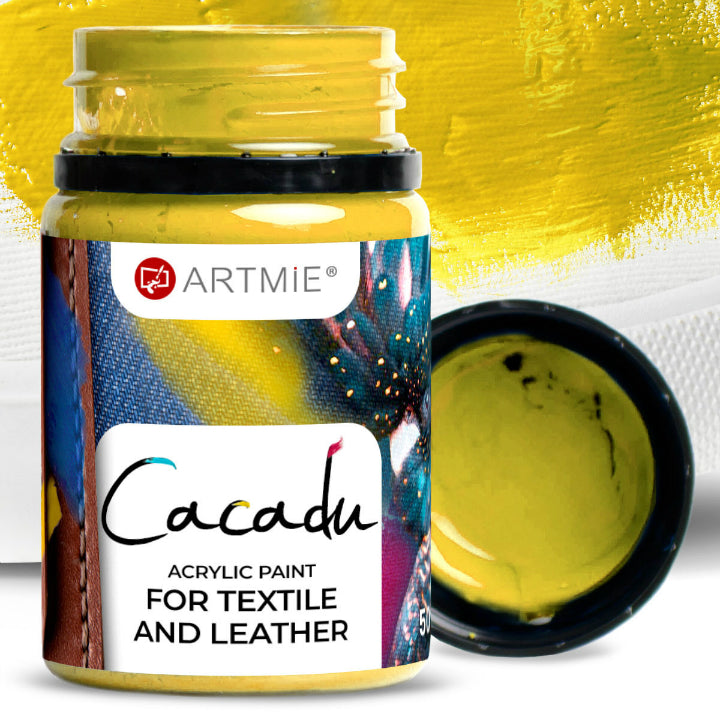 Бои за текстил и кожа ARTMIE CACADU 50 ml – 4 основни жълти