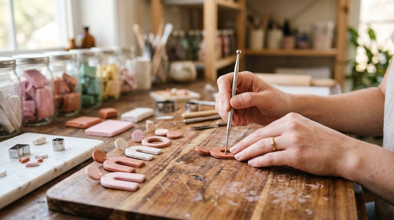 Come creare orecchini moderni con pasta polimerica