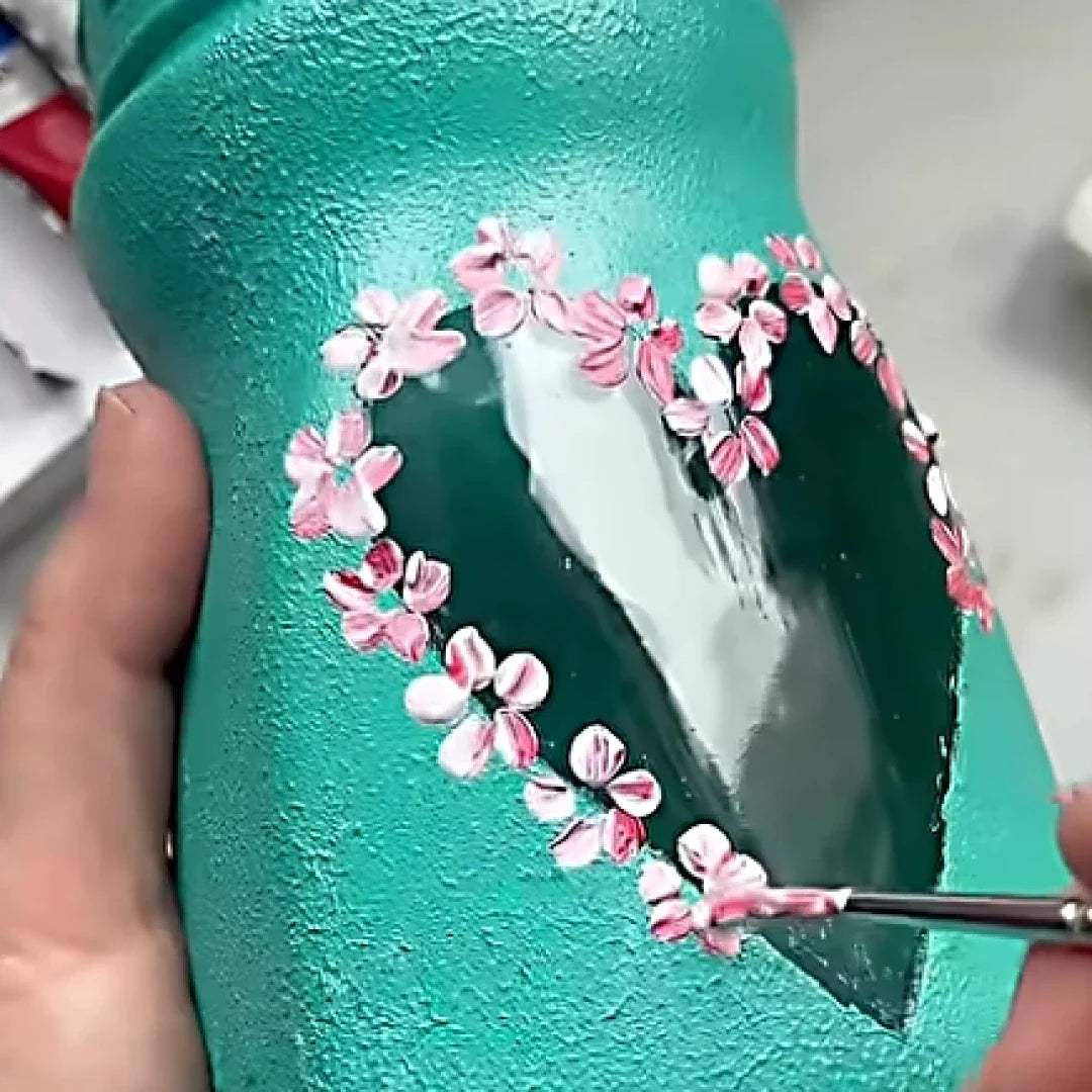 Bemalen von Glas mit Acrylfarben