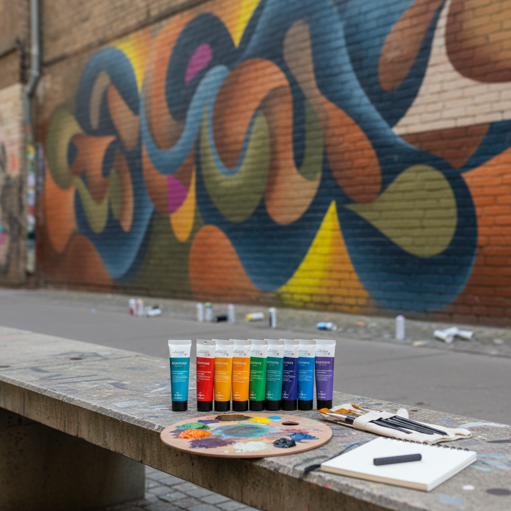 urban street art scene in Berlin