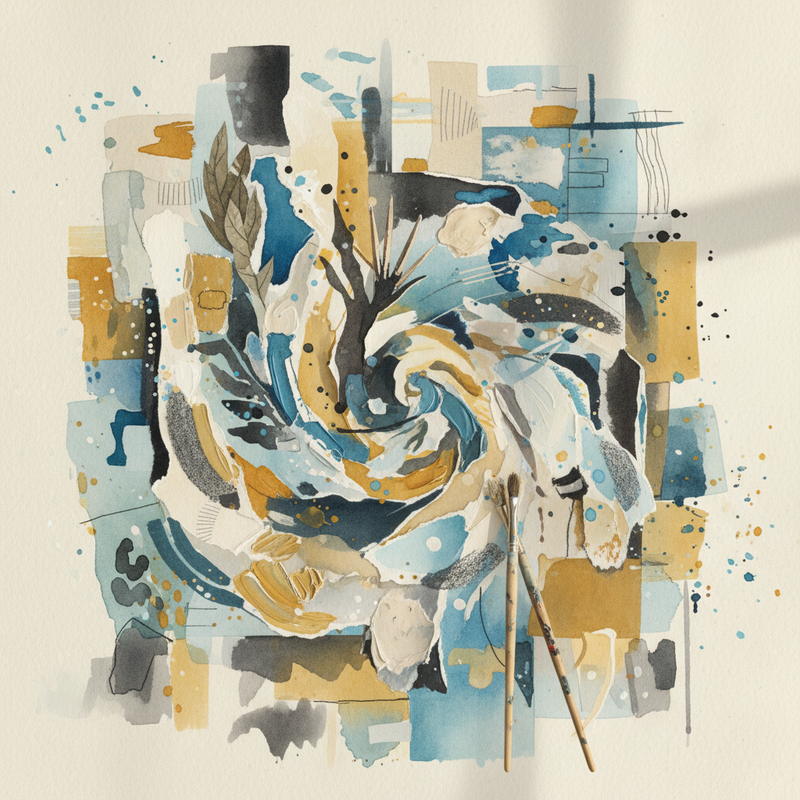 Mixed Media Guide: So kombinierst du Farben und Materialien