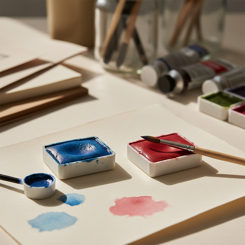Winsor & Newton Cotman срещу Professional: Сравнение на акварелите