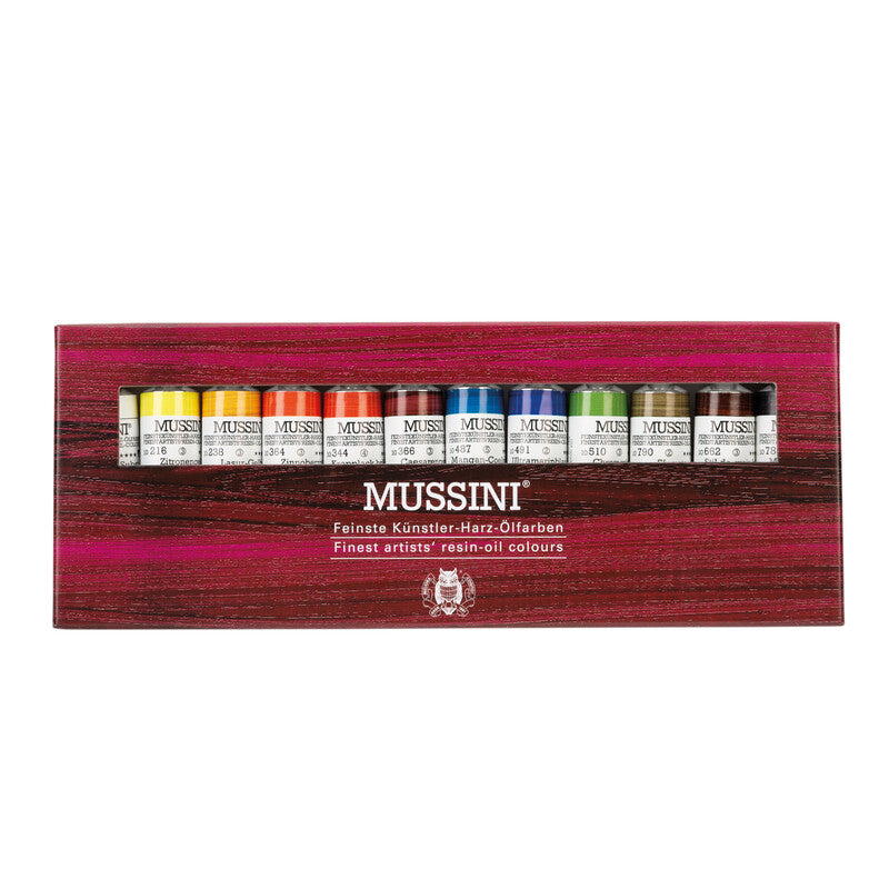 Schmincke MUSSINI комплект в картонена кутия, 12 x 15 ml