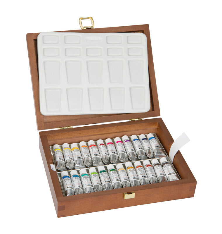 Schmincke HORADAM дървена кутия, 24 x 5 ml