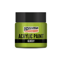 Гланцова акрилна боя Pentart 50 ml – ябълково зелено