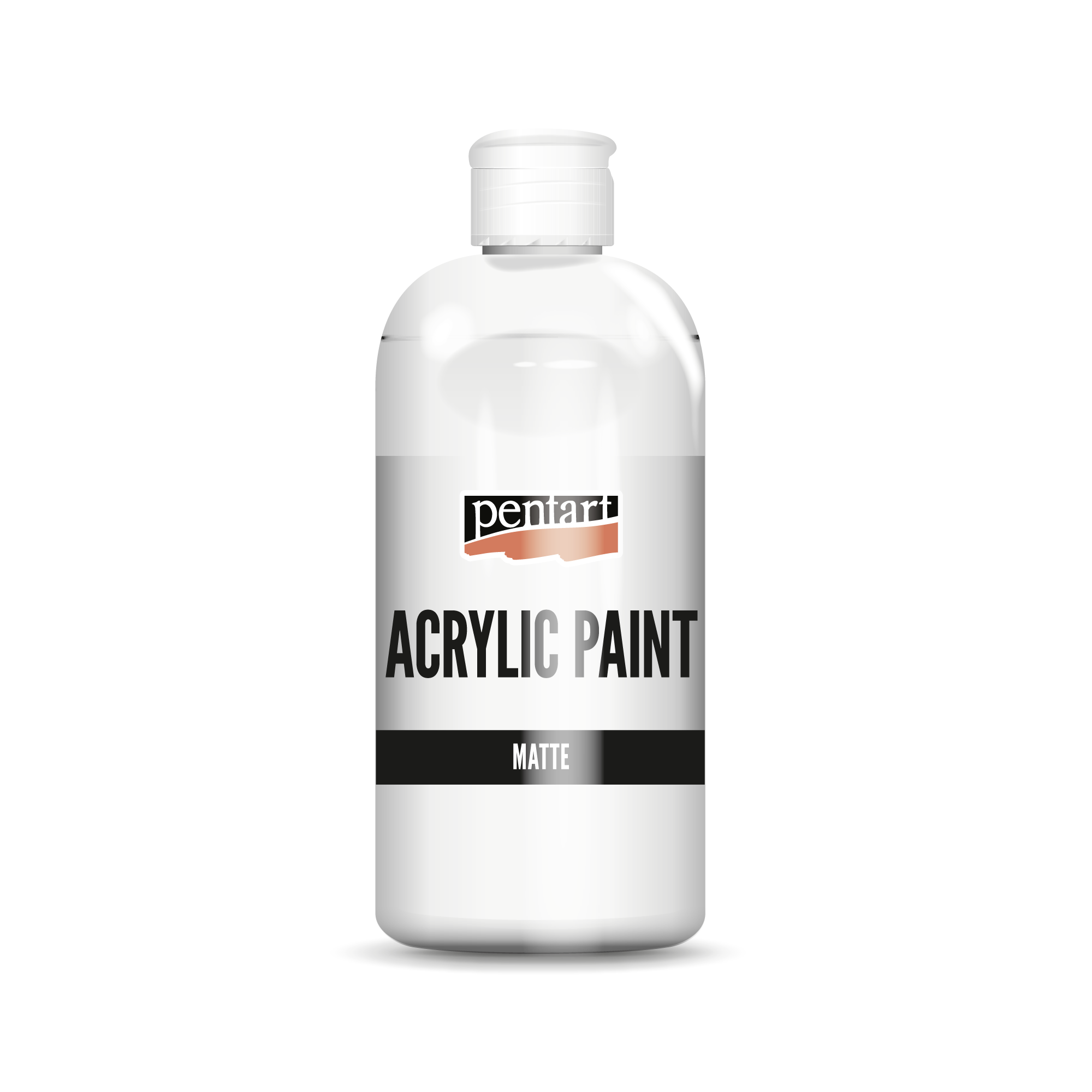 Мат акрилна боя Pentart 500 ml бяла