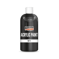 Мат акрилна боя Pentart 500 ml черна