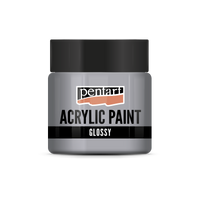 Гланцова акрилна боя Pentart 50 ml – сив
