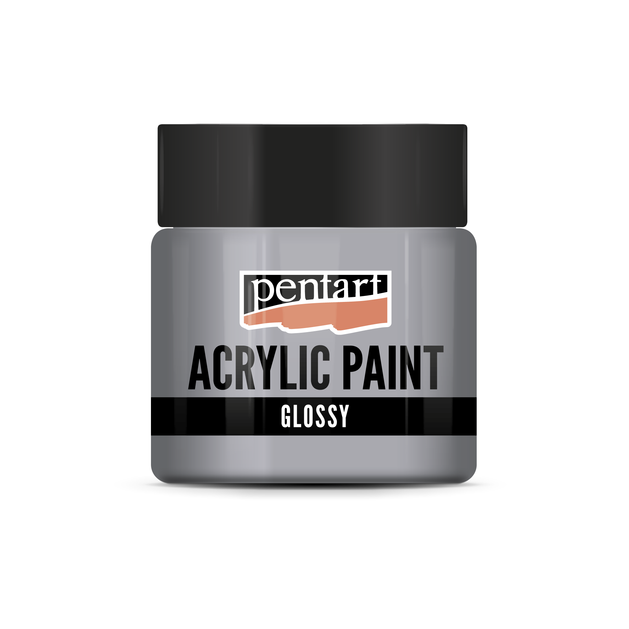 Гланцова акрилна боя Pentart 50 ml – сив