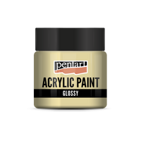Гланцова акрилна боя Pentart 50 ml – бяло кафе