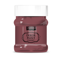 Декоративна боя тебеширена Chalky Pentart 230 мл – Burgundy red