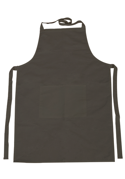 Памучна престилка с джоб - 70 x 75 см – cm black