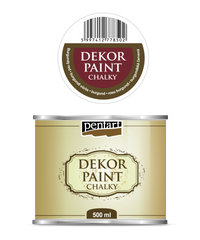 Декоративна боя тебеширена Chalky Pentart 500 мл – Burgundy red
