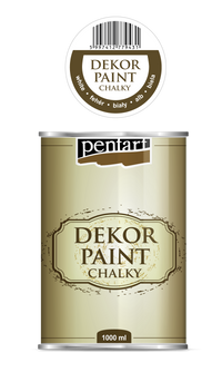 dekor paint chalky 1000 ml – бял