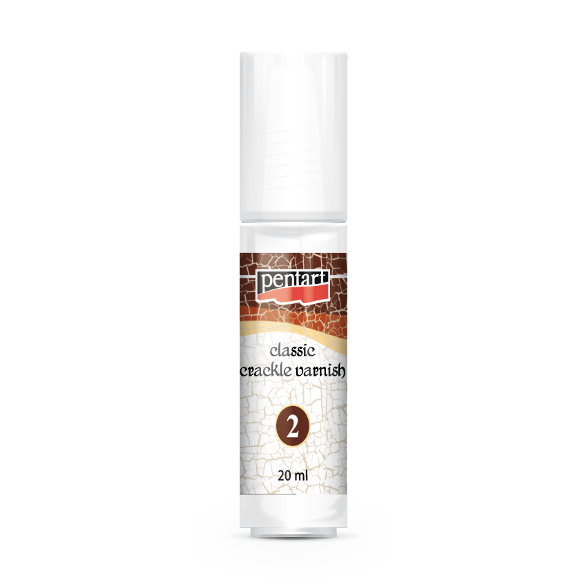 Класически напукващ лак Pentart, двуфазен, комплект 20 ml