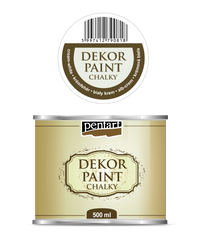 Декоративна боя тебеширена Chalky Pentart 500 мл – cream