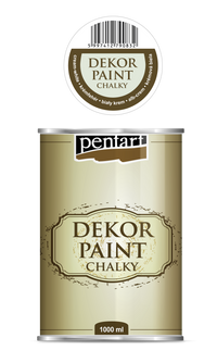 dekor paint chalky 1000 ml – крем
