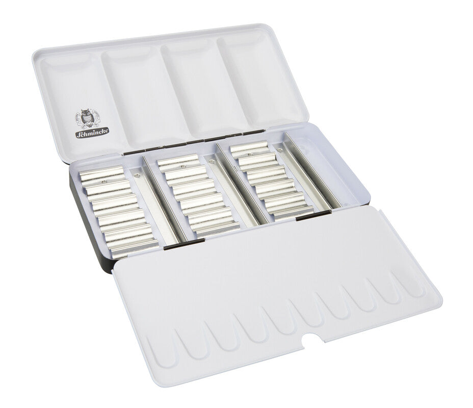 Празна метална кутия Schmincke за 18 x 5 ml тубички
