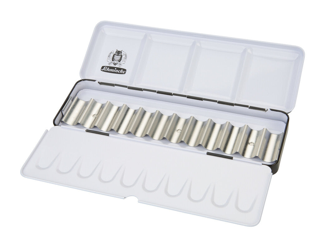 Празна метална кутия Schmincke за 12 x 5 ml туби
