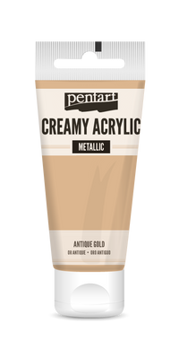 creamy acrylic metallic 60 ml – антично злато