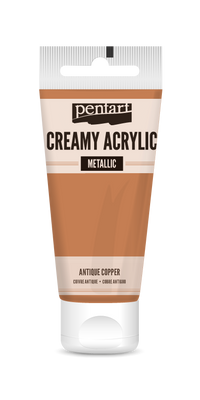 creamy acrylic metallic 60 ml – антична мед