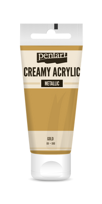 creamy acrylic metallic 60 ml – злато