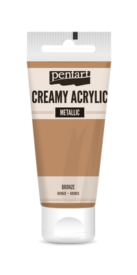 creamy acrylic metallic 60 ml – бронз