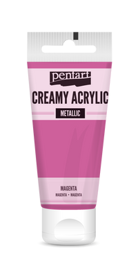 creamy acrylic metallic 60 ml – маджента