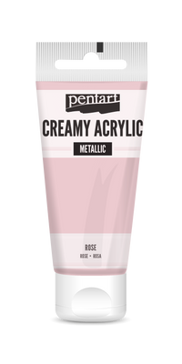 creamy acrylic metallic 60 ml – розово
