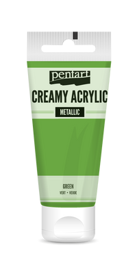 creamy acrylic metallic 60 ml – зелено
