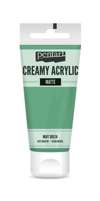 Кремообразна матова акрилна боя Pentart 60 мл – mint green