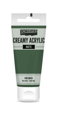 Кремообразна матова акрилна боя Pentart 60 мл – pine green