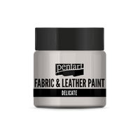 delicate fabric & leather paint 50 ml – сребро