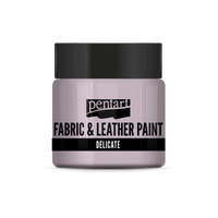 delicate fabric & leather paint 50 ml – лилавеещо сребро