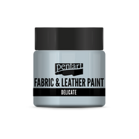 delicate fabric & leather paint 50 ml – синкаво сребро