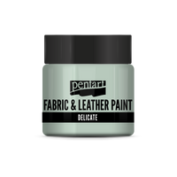 delicate fabric & leather paint 50 ml – зеленикаво сребро