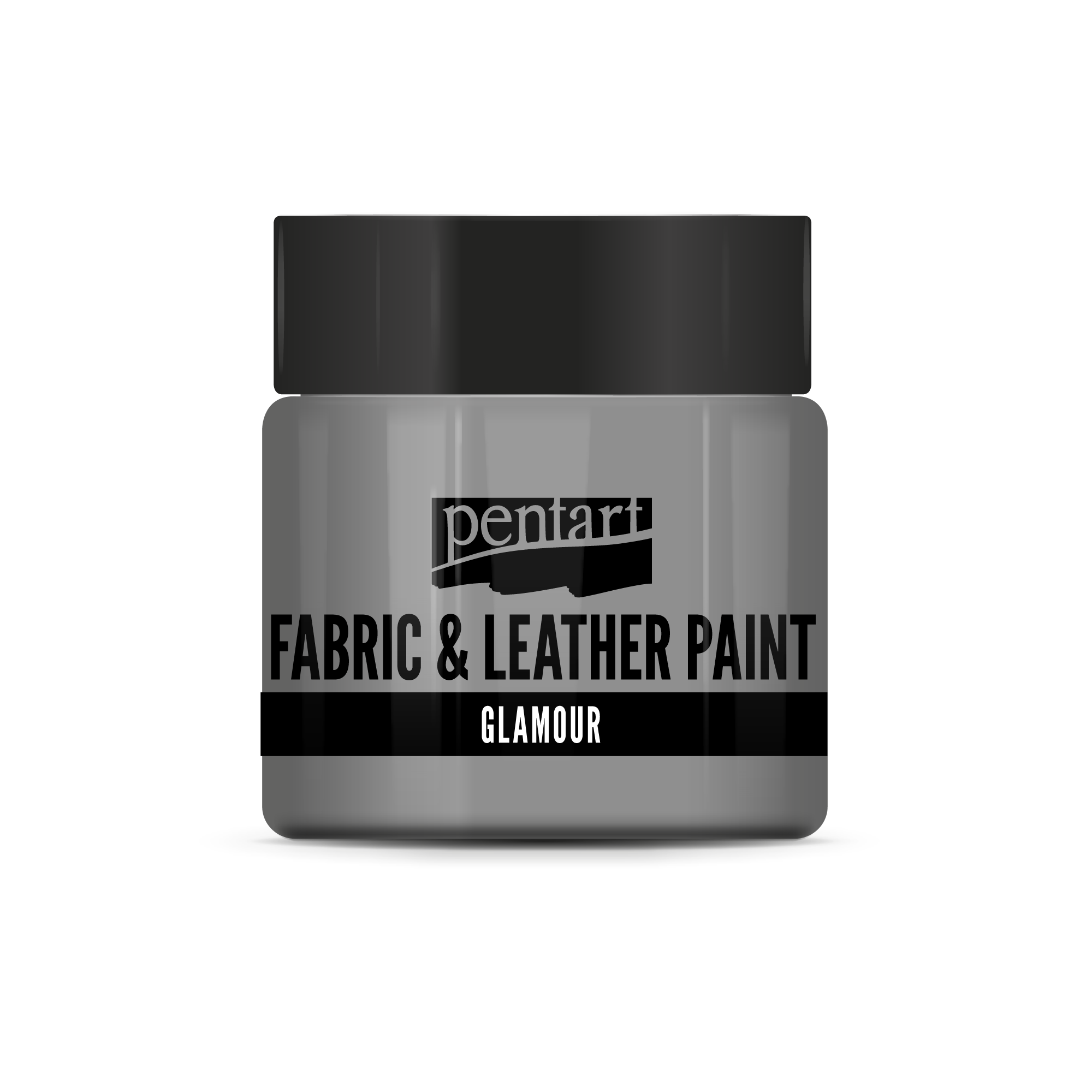 glamour fabric & leather paint 50 ml – сребро