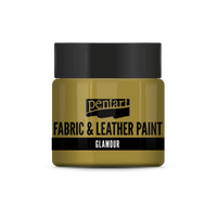 glamour fabric & leather paint 50 ml – злато