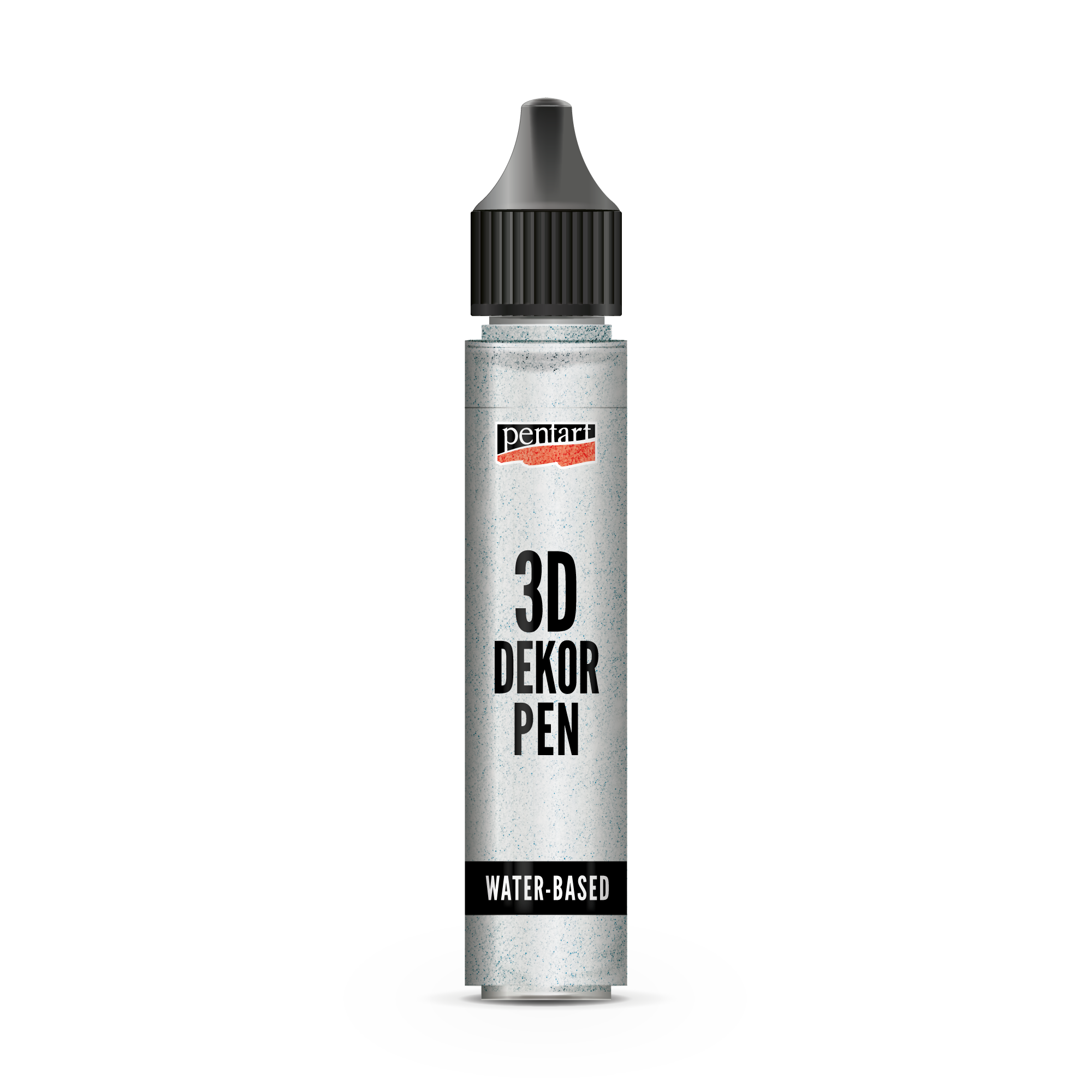 Pentart 3D Decor pen блестящ декоративен контур 30 ml сребърен