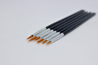 Комплект четки за контур - 6 части – liner, 6 pcs/pack,from size 000