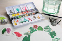 Schmincke AKADEMIE Aquarell празна метална кутия за акварел, 24 x 1/2 ванички