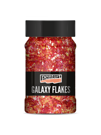 Декоративни люспи Pentart Galaxy Flakes Ida red-gold мин. 15 g