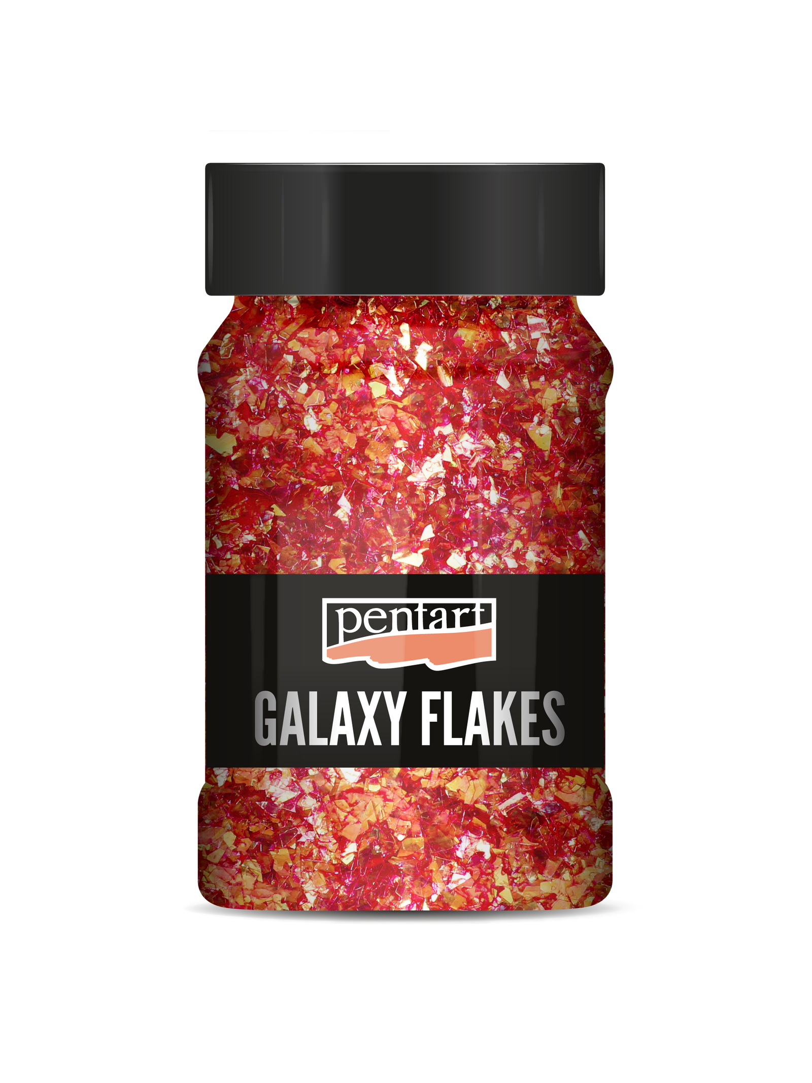 Декоративни люспи Pentart Galaxy Flakes Ida red-gold мин. 15 g