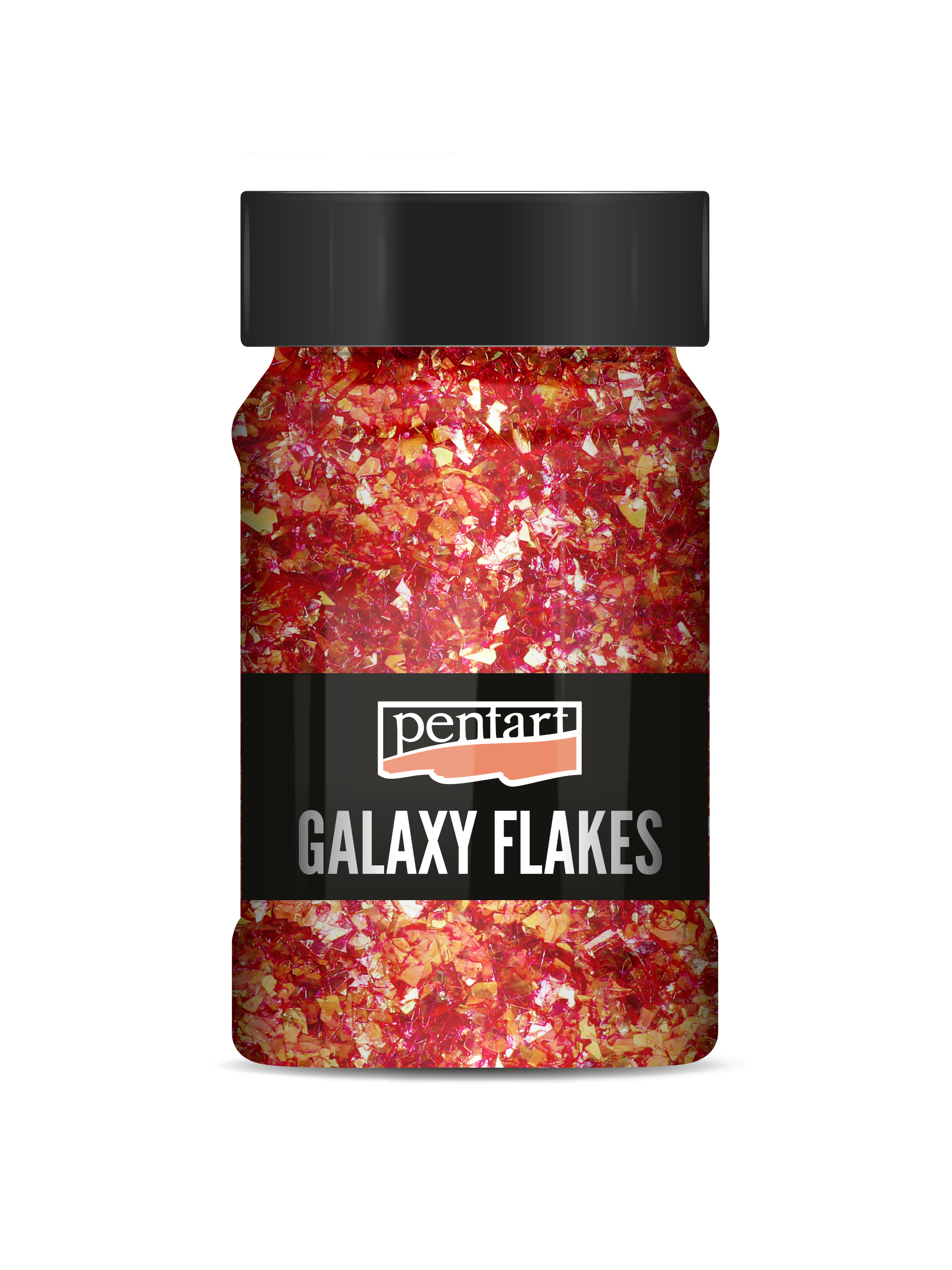 Декоративни люспи Pentart Galaxy Flakes Ida red-gold мин. 15 g