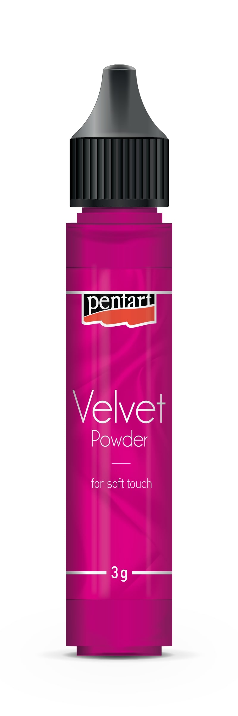 Кадифен прах Pentart розов 3 g