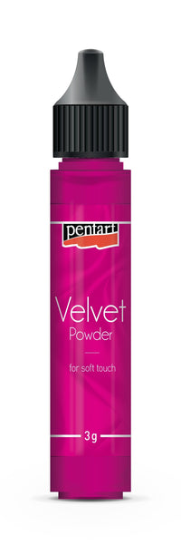 Кадифен прах Pentart розов 3 g