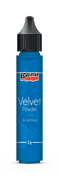 Кадифен прах Pentart Velvet powder син 3 g