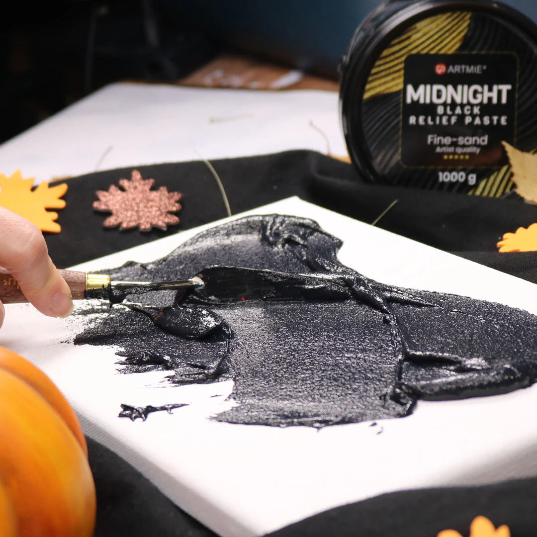3D черна релефна паста ARTMIE Midnight