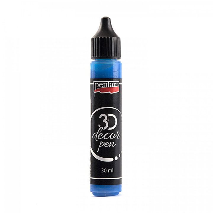 3D молив décor pen Pentart 30 мл – Tourmaline Blue