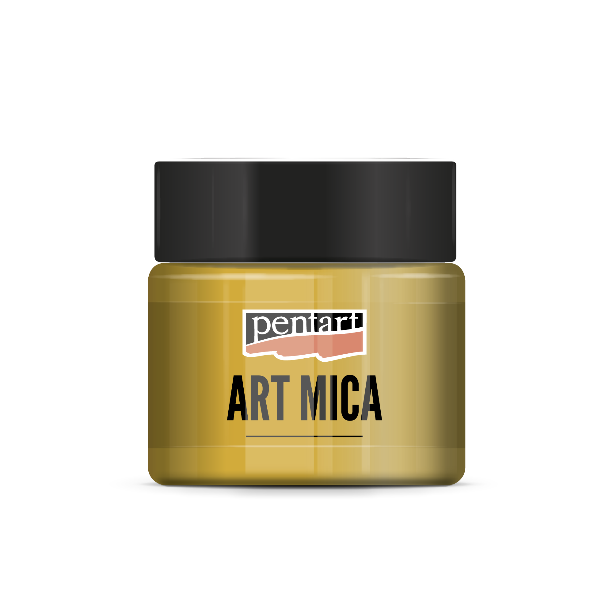 Pentart Art Mica блестящ минерален прах sparkling gold 9 g
